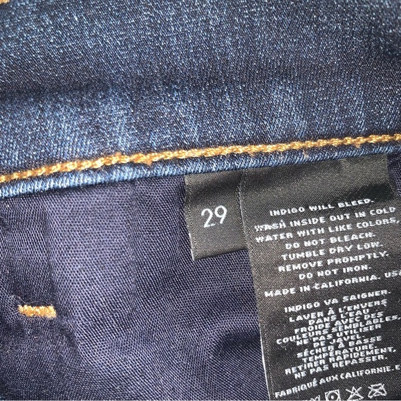 J Brand Maria Dark Wash High Rise Skinny Jean in Starless 29 - Picture 5 of 11